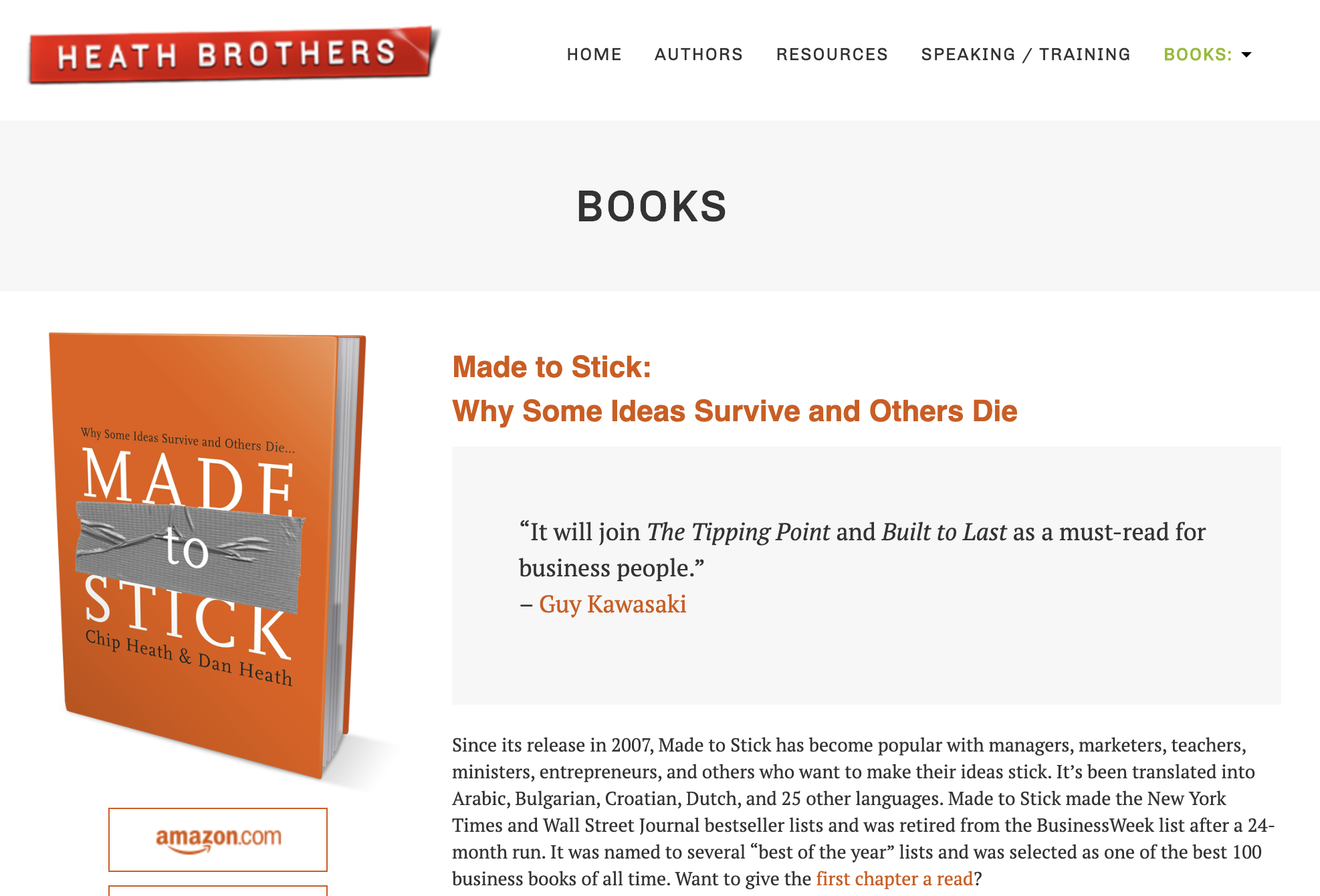 book on why some idea survive over others