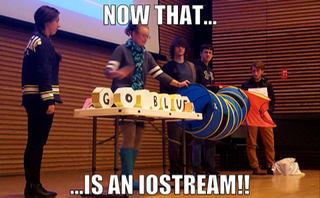 iostream demonstration