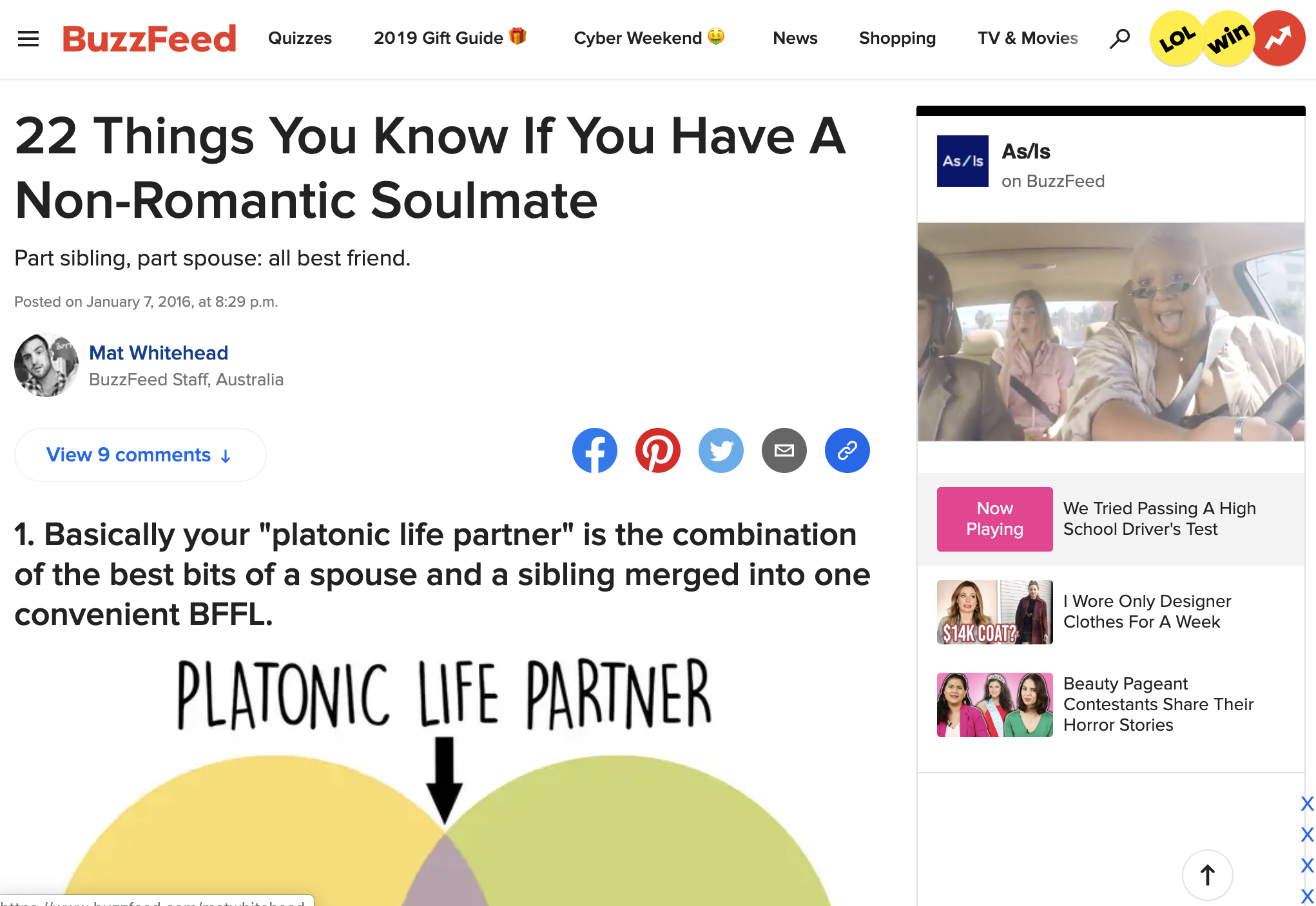 buzzfeed article on having a non-romantic soulmate